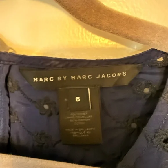 Marc By Marc Jacobs Navy eyelet Dress - Picture 3 of 6